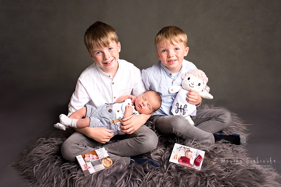 Newborn baby Brendan and his amazing family | Newborn Pictures by Monika Grabowska | Photography Studio Clonmel, Kilsheelan Tipperary Waterford