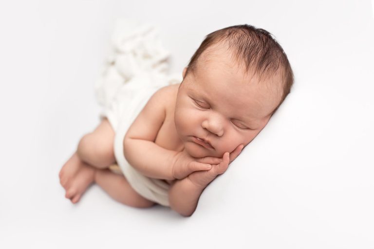 newborn baby girl photographed during photography session in Clonmel Tipperary Ireland